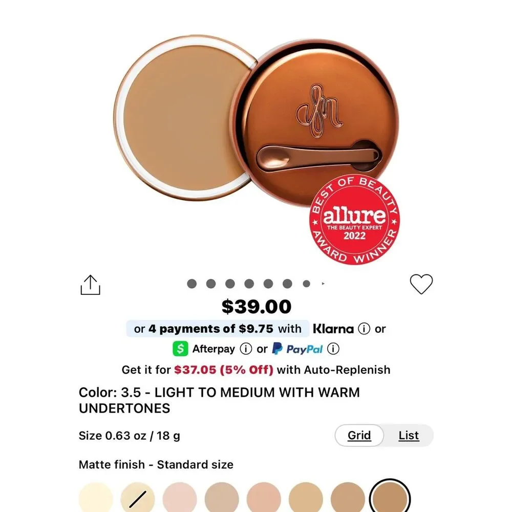 NEW Danessa Myricks Beauty Yummy Skin Blurring Balm Powder for Face 3.5